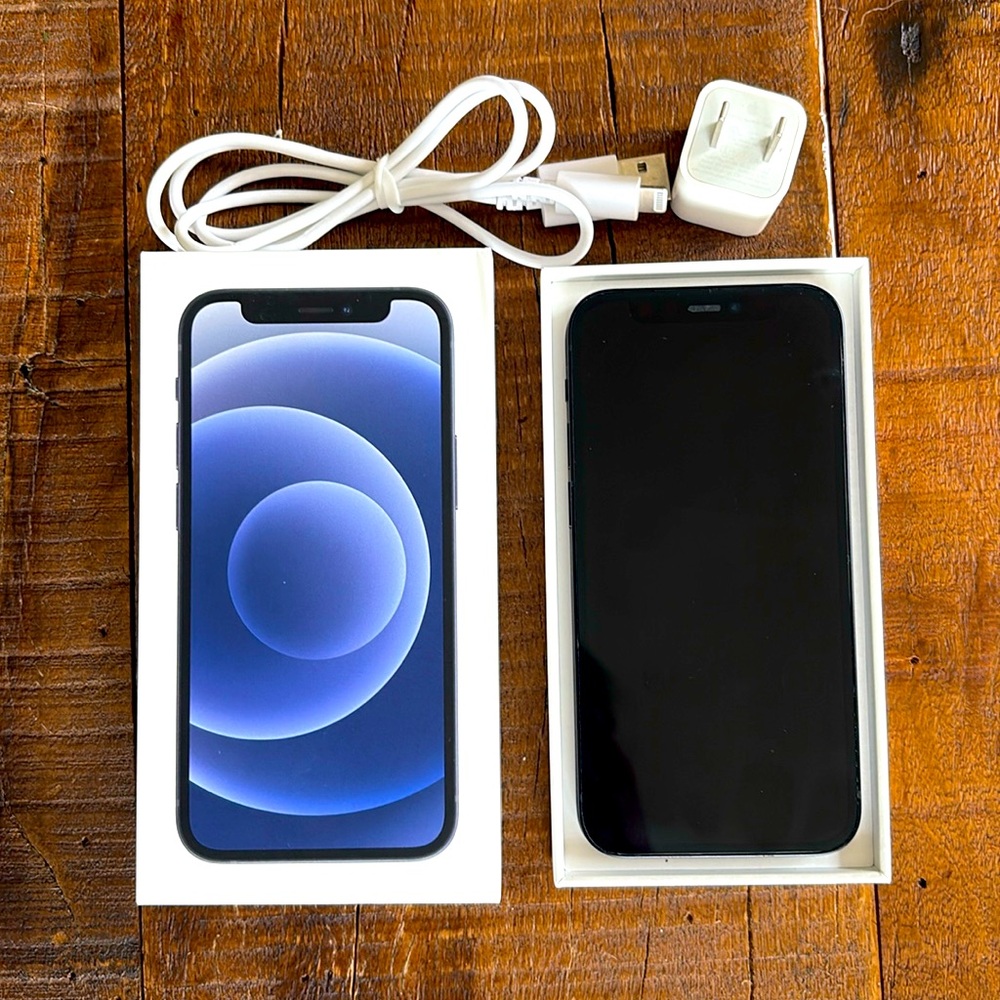 Apple iPhone 12 Mini Black 256GB, EUC!!!